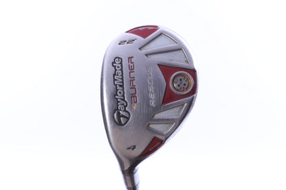 Used TaylorMade Burner Rescue 4H Hybrid - Left-Handed - 22 Degrees - Stiff Flex-Next Round