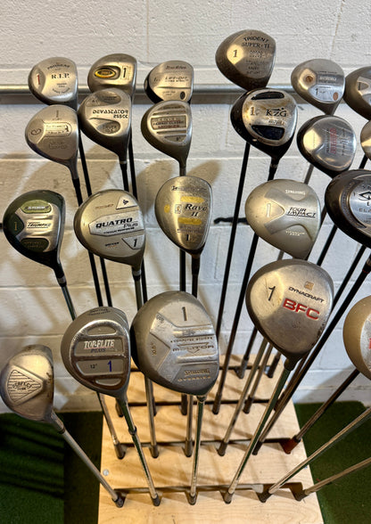 Wholesale Lot of 30 Golf Clubs - Assorted Drivers - Various Lofts/Lengths/Flexes