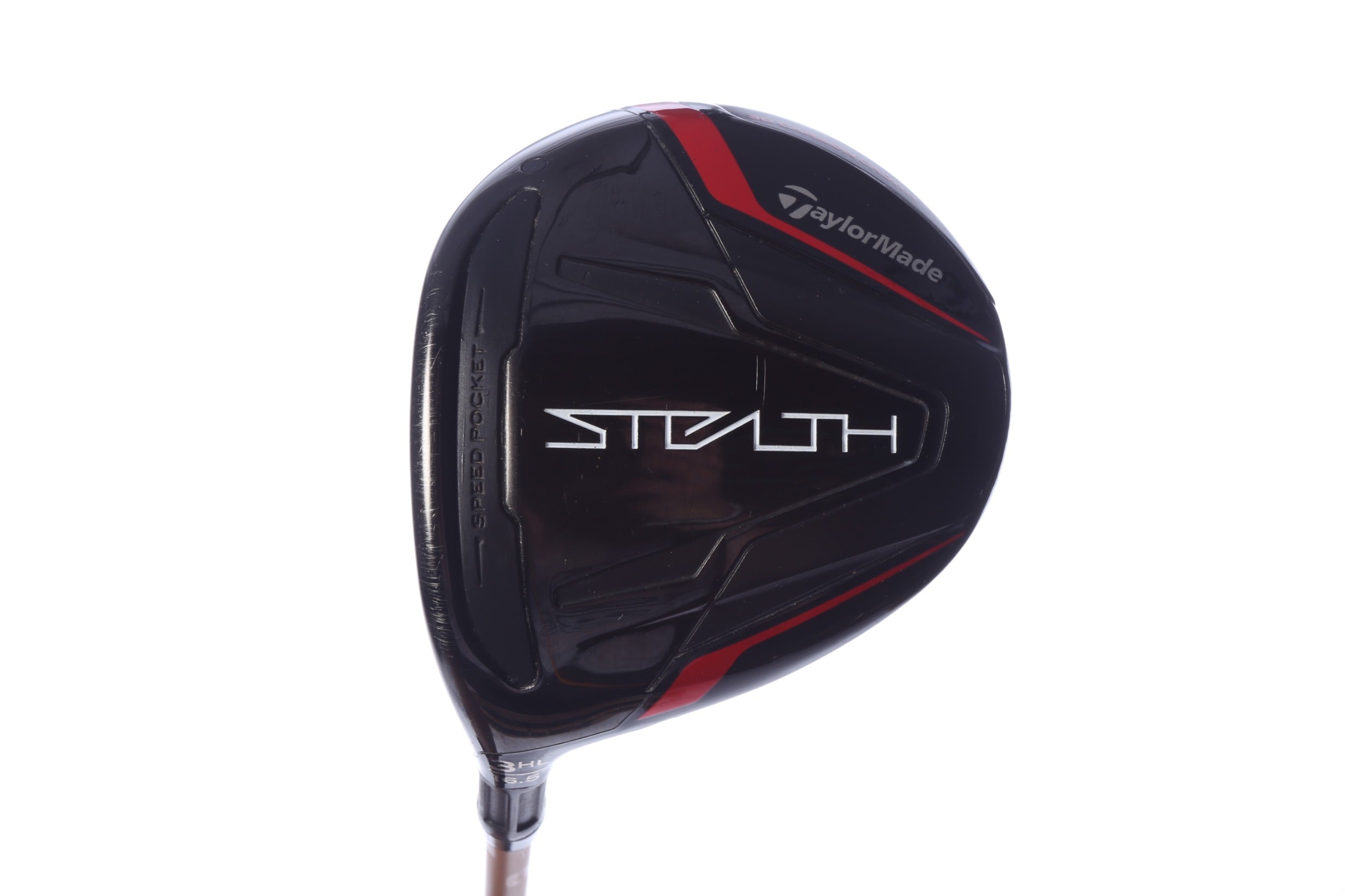 Used TaylorMade STEALTH 3HL Wood - Left-Handed - 16.5 Degrees - Stiff Flex-Next Round