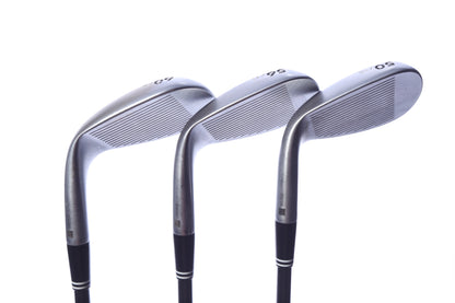 Used Cleveland RTX-3 CB Tour Satin Wedge Set - Right-Handed - 50*, 56*, 60* - Wedge Flex