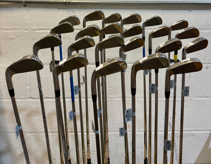 Wholesale Lot of 24 Golf Clubs - Assorted Single Irons