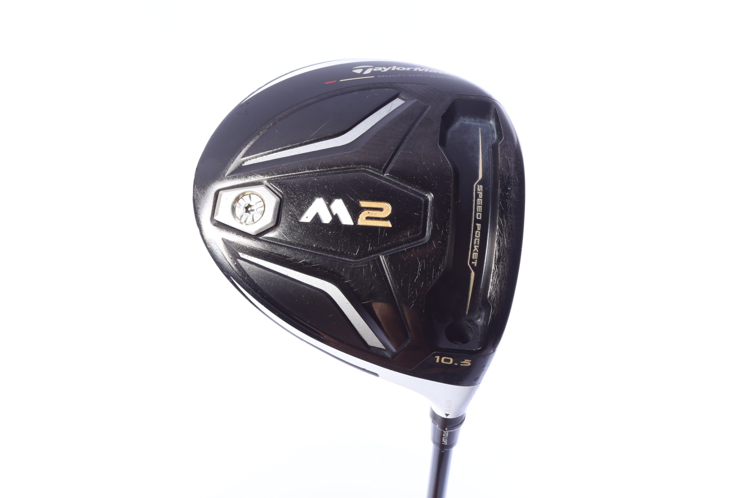 Used TaylorMade M2 2016 Driver - 10.5 Degrees - Stiff Flex Mitsubishi Kai'li Deep Waves Red - Right-Handed