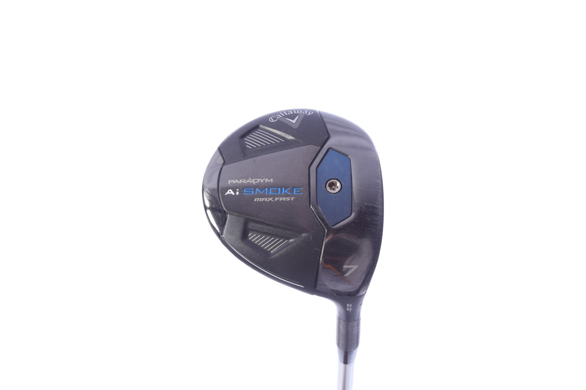 Used Callaway Paradym Ai Smoke MAX Fast 7-Wood - Right-Handed - 22 Degrees - Stiff Flex