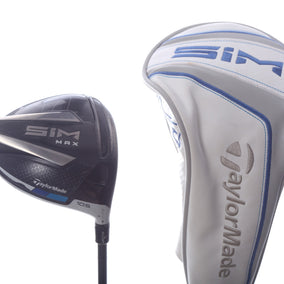 Used TaylorMade SIM MAX Driver - 10.5 Degrees - Regular Flex Fujikura Speeder 57 - Right-Handed-Next Round