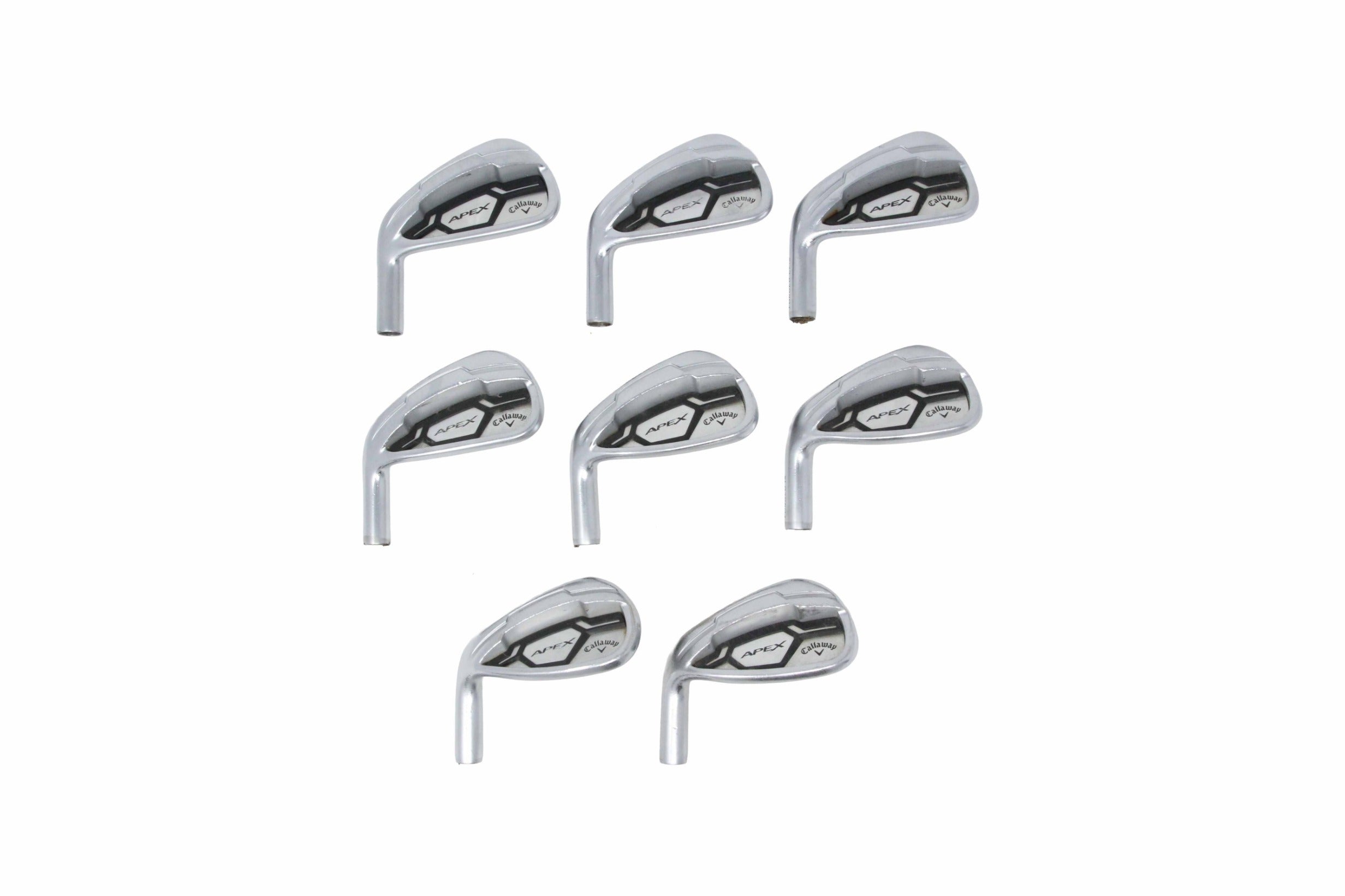 Used Callaway Apex CF16 Iron Set - HEAD ONLY - Left-Handed - 4-PW, AW