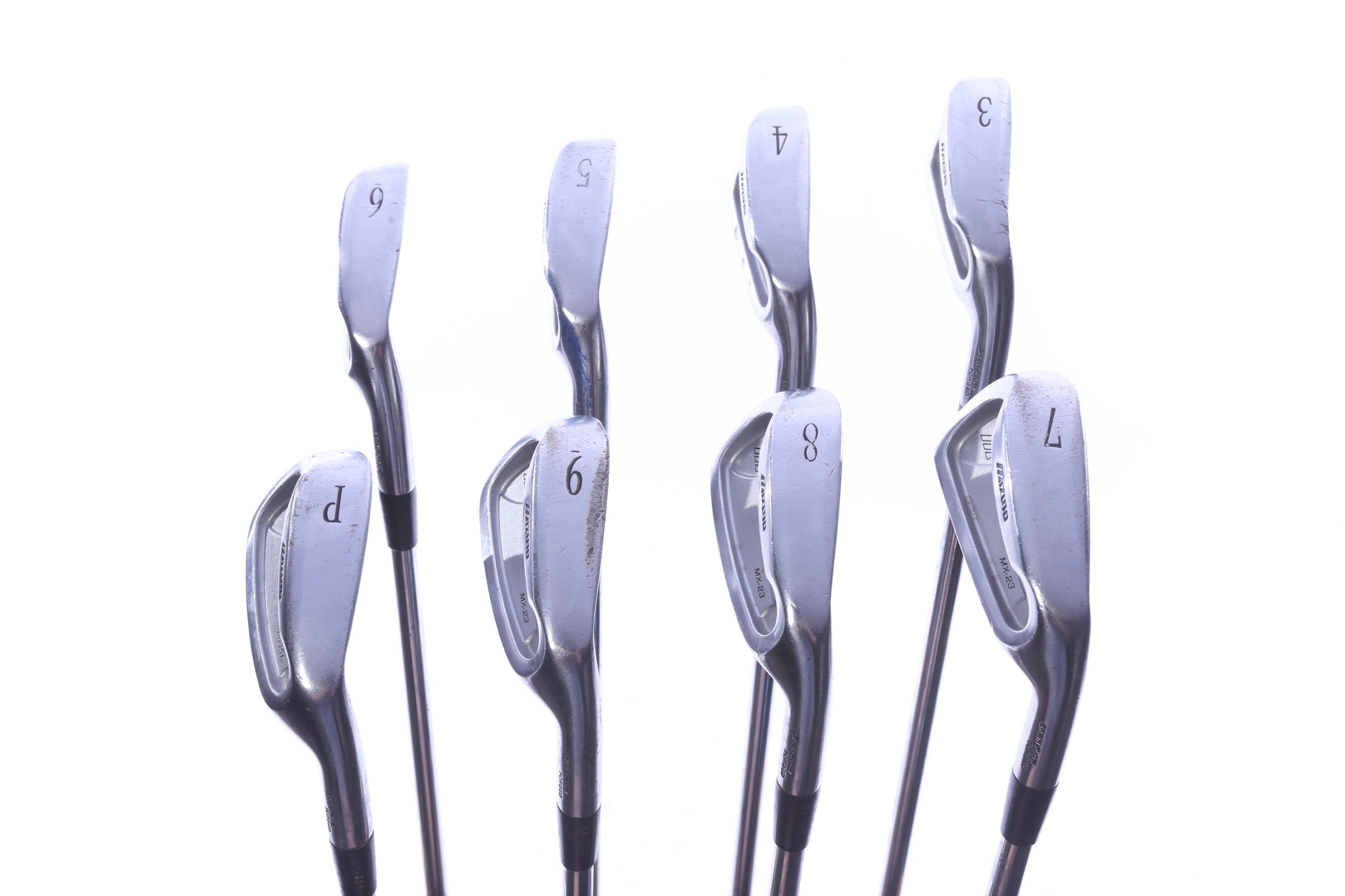 Used Mizuno MX 23 Iron Set - Right-Handed - 3-PW - Stiff Flex