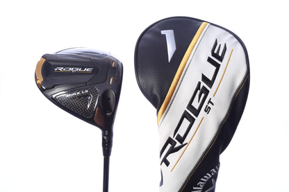 Used Callaway Rogue ST MAX LS Driver - 9 Degrees - Stiff Flex Mitsubishi Tensei AV Series White - Right-Handed