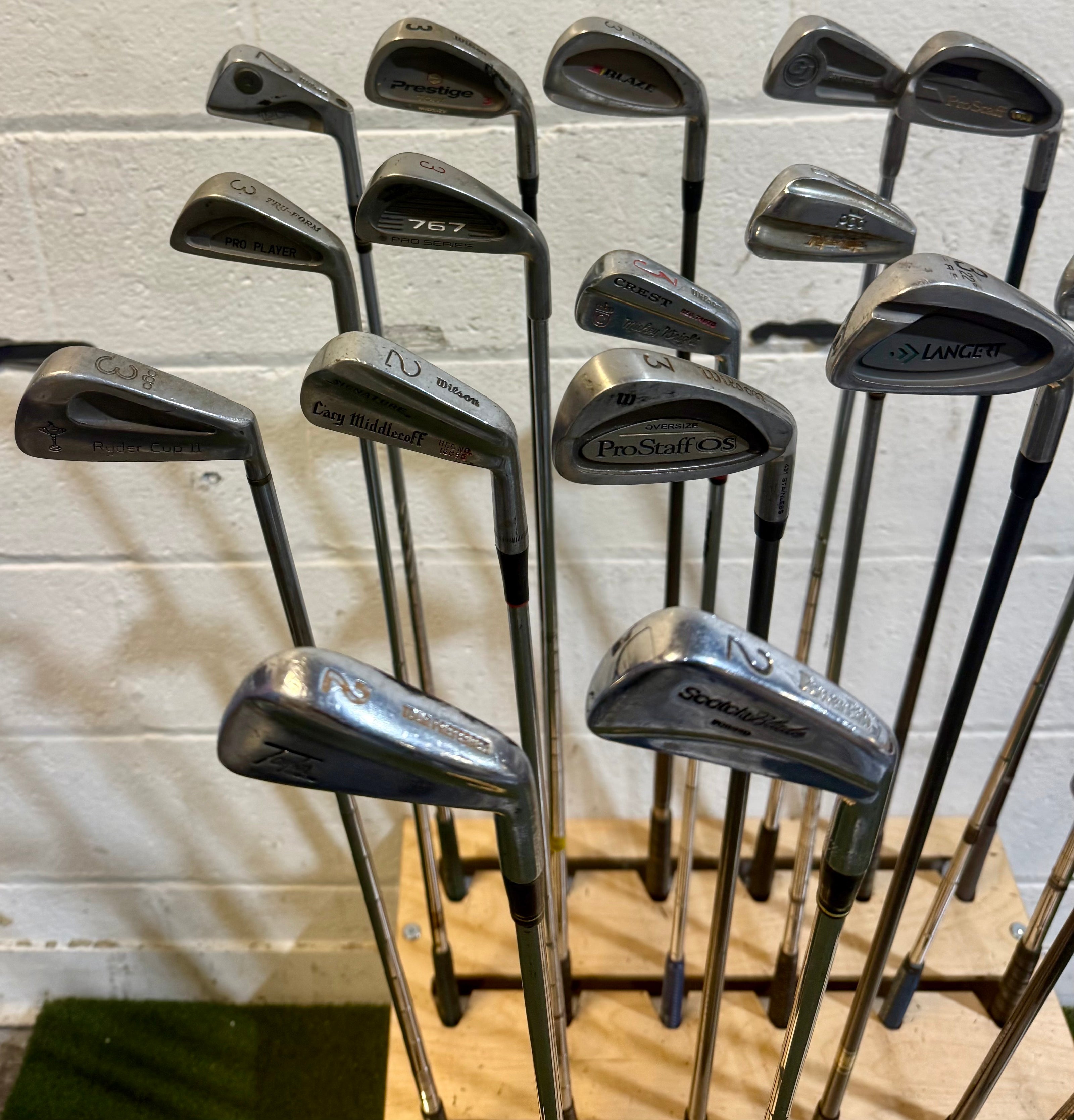 Wholesale Lot of 45 Golf Clubs - Assorted Single Irons-Next Round