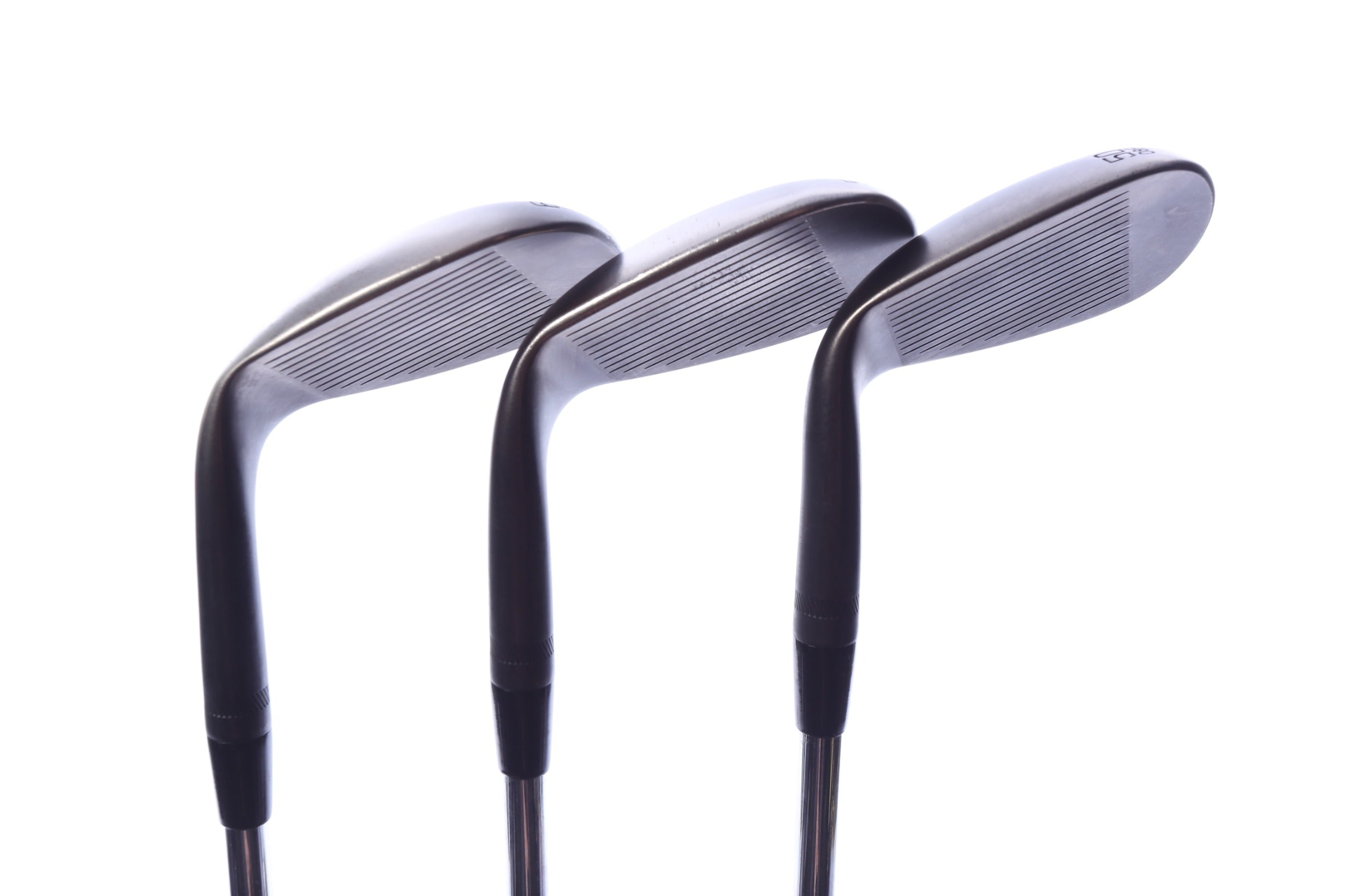 Used Titleist Vokey SM8 Jet Black Wedge Set - Right-Handed - 50*, 56*, 60* - Wedge Flex-Next Round