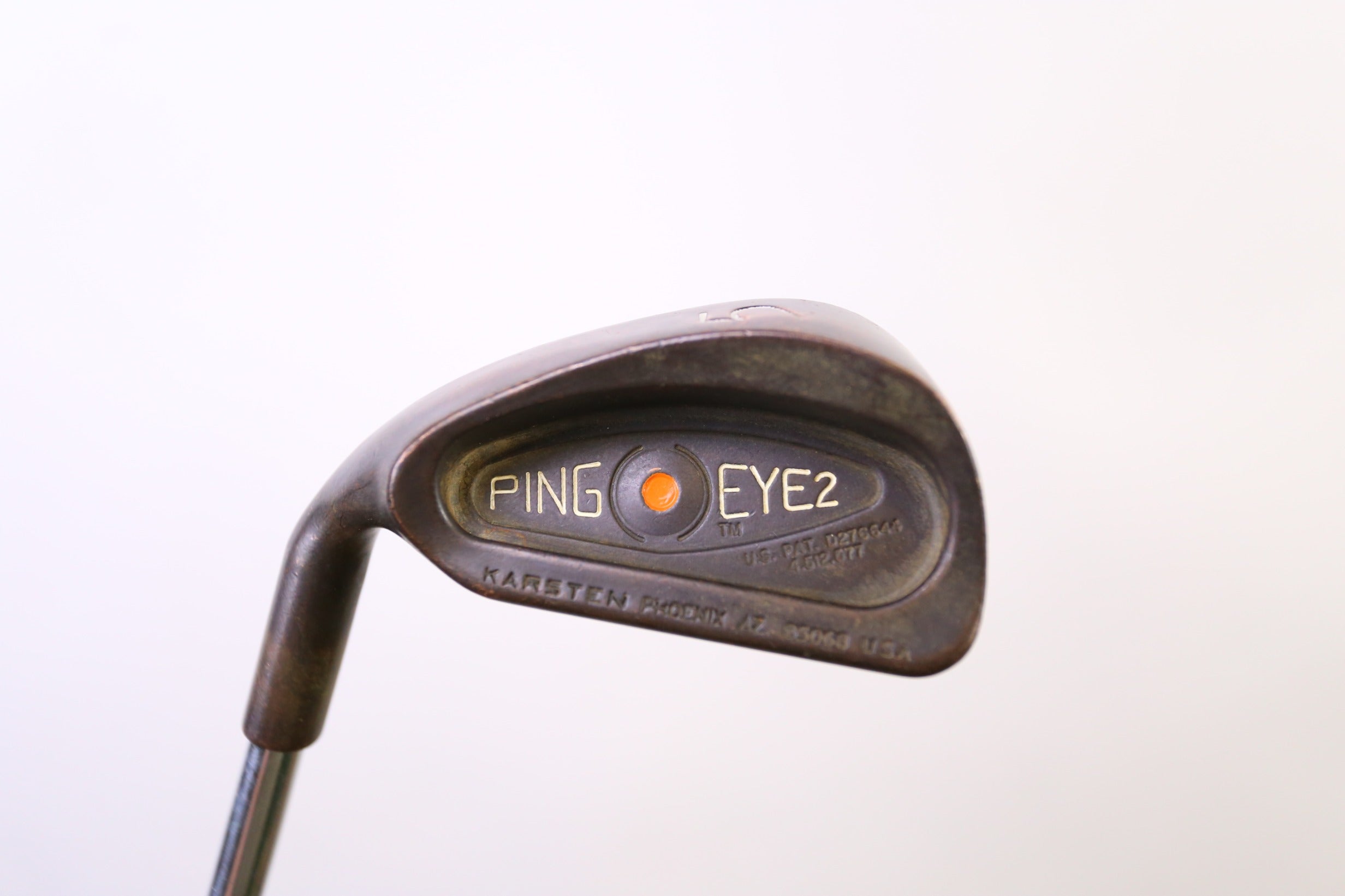 Ping Eye 2 Beryllium Copper Black Dot Sand Wedge steel Shaft store Rare LH Lefty