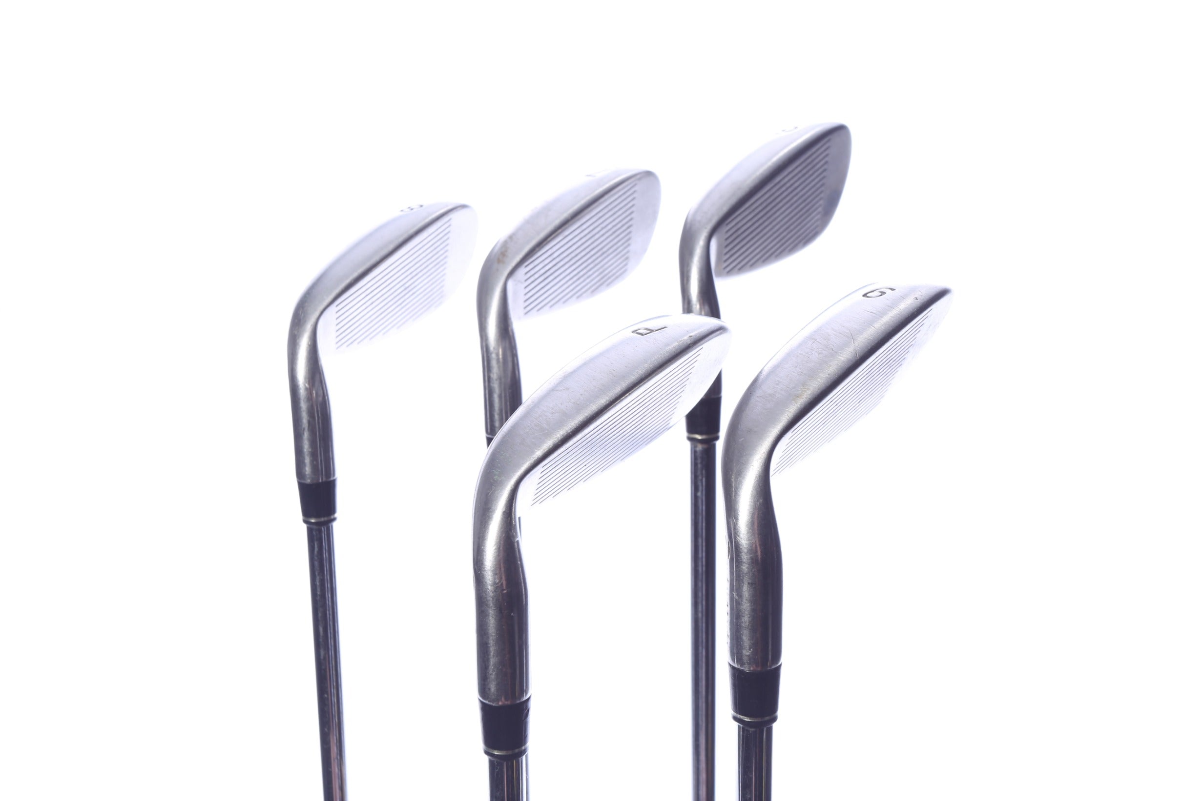 Used TaylorMade rac OS 2005 Iron Set - Right-Handed - 6-PW - Stiff Flex