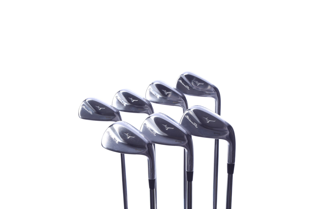 Used Mizuno Pro 245 Iron Set - Right-Handed - 4-PW - Stiff Flex