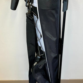 Orlimar Pitch and Putt Lightweight Sunday Carry Golf Bag Black/White-Next Round