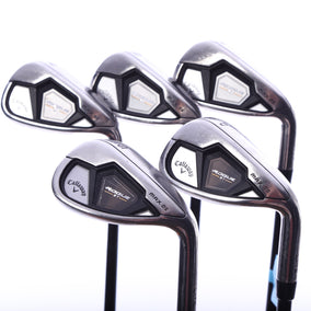 Used Callaway Rogue ST MAX OS Iron Set - Right-Handed - 7-PW, SW - Ladies Flex-Next Round