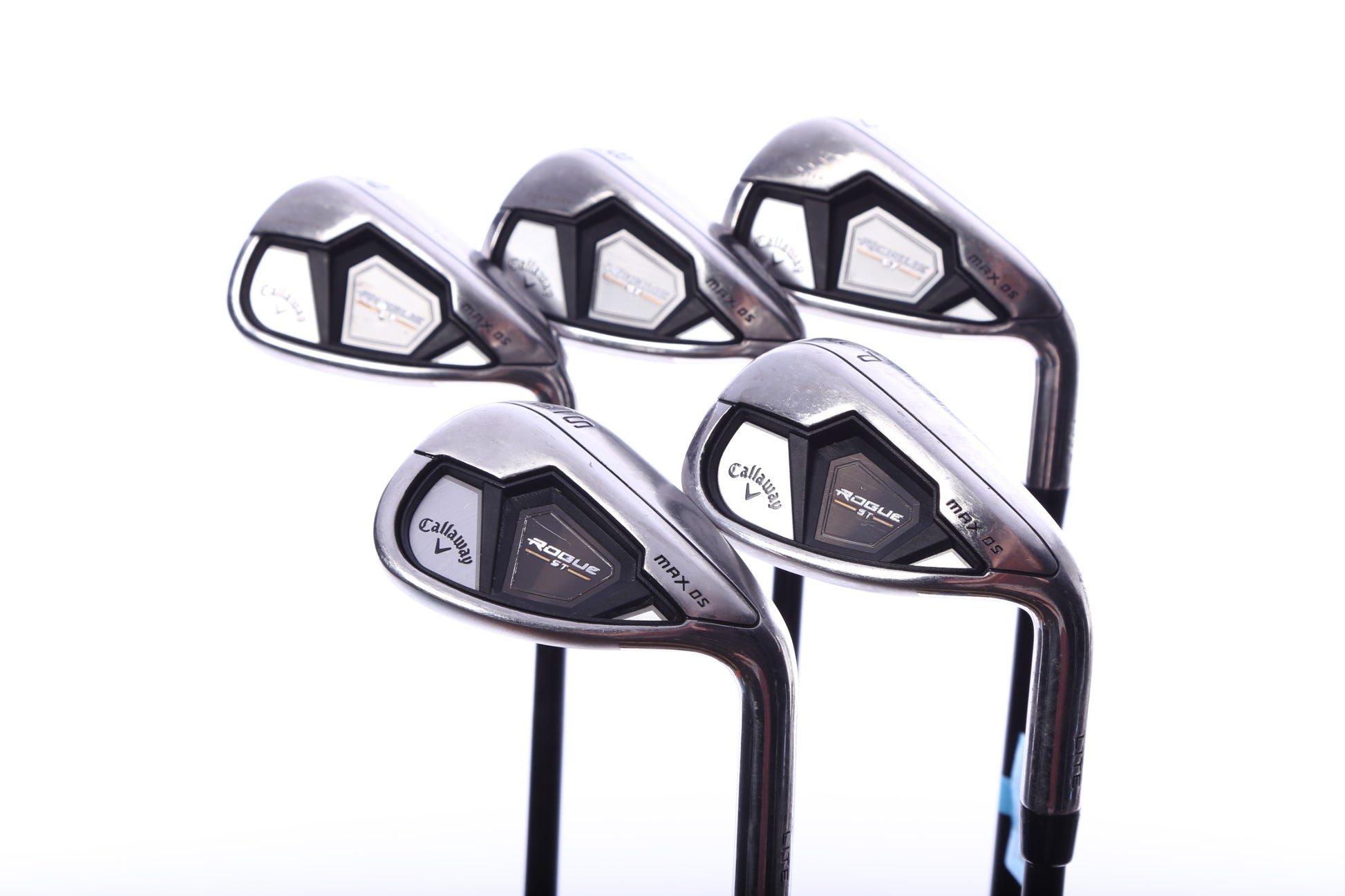 Used Callaway Rogue ST MAX OS Iron Set - Right-Handed - 7-PW, SW - Ladies Flex-Next Round