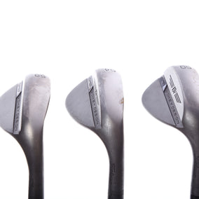 Used Titleist Vokey SM8 Jet Black Wedge Set - Right-Handed - 50*, 54*, 58* - Stiff Flex-Next Round