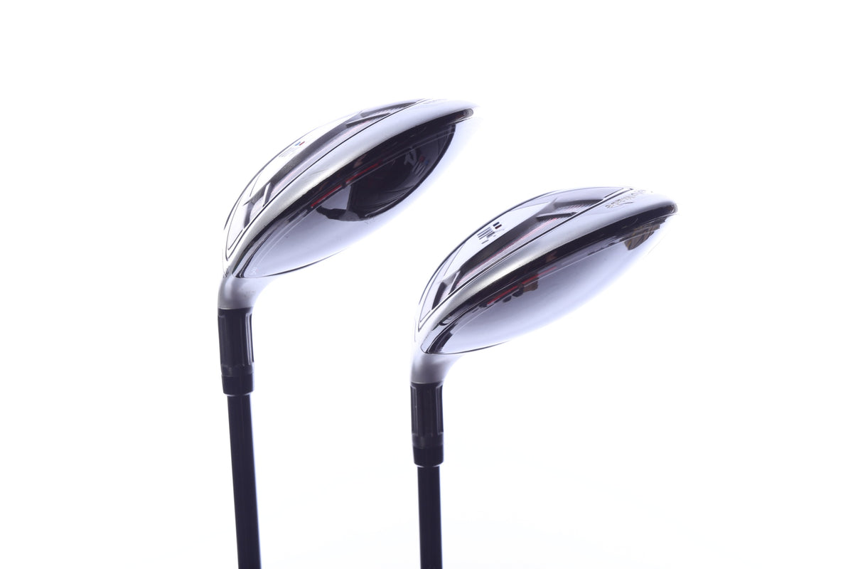 Used TaylorMade M4 Wood Set - Left-Handed - 3W, 5W - Extra Stiff Flex
