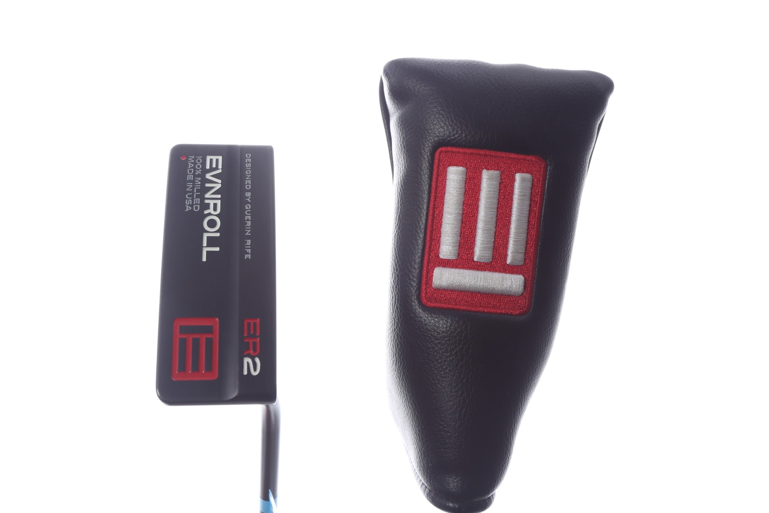 Used Evnroll ER2 Black MidBlade Putter - Right-Handed - 35 in - Blade-Next Round