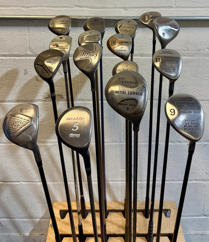 Wholesale Lot of 40 Golf Clubs - Assorted Fairway Woods - RH/LH - Mixed Flexes-Next Round