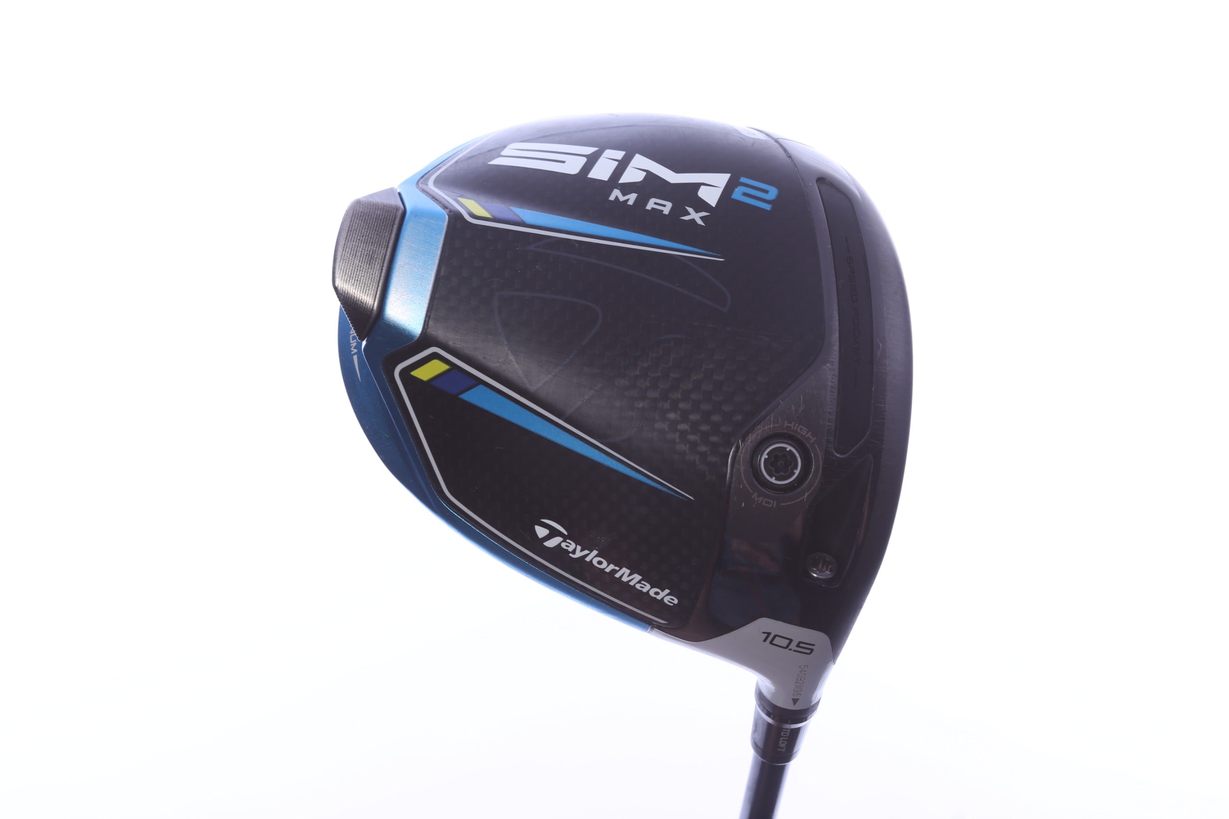 Used TaylorMade SIM2 MAX Driver - 10.5 Degrees - Regular Flex Fujikura Ventus Blue - Right-Handed