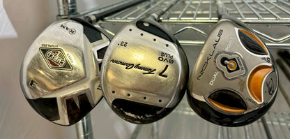 Wholesale Lot of 40 Golf Clubs - Assorted Woods and Drivers - Left/Right-Handed-Next Round