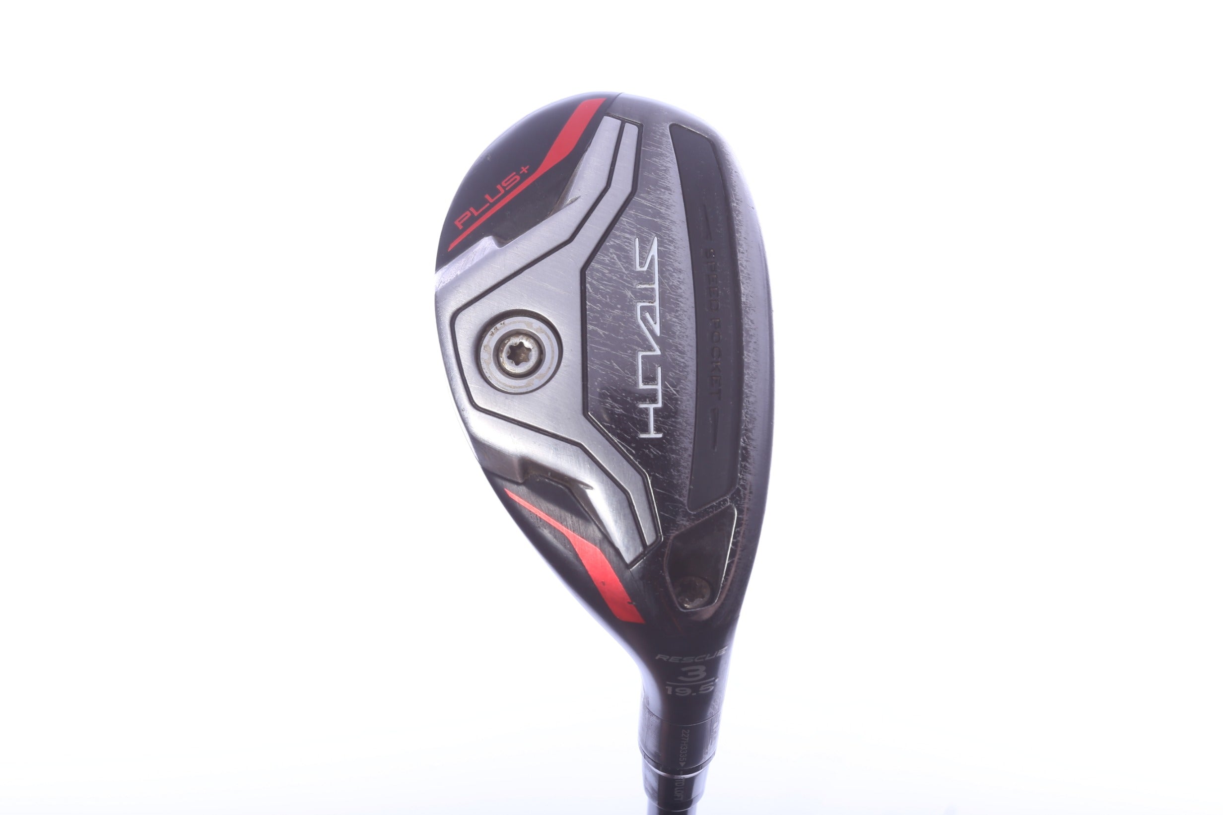 Used TaylorMade STEALTH PLUS Rescue 3H Hybrid - Right-Handed - 19.5 Degrees - Stiff Flex
