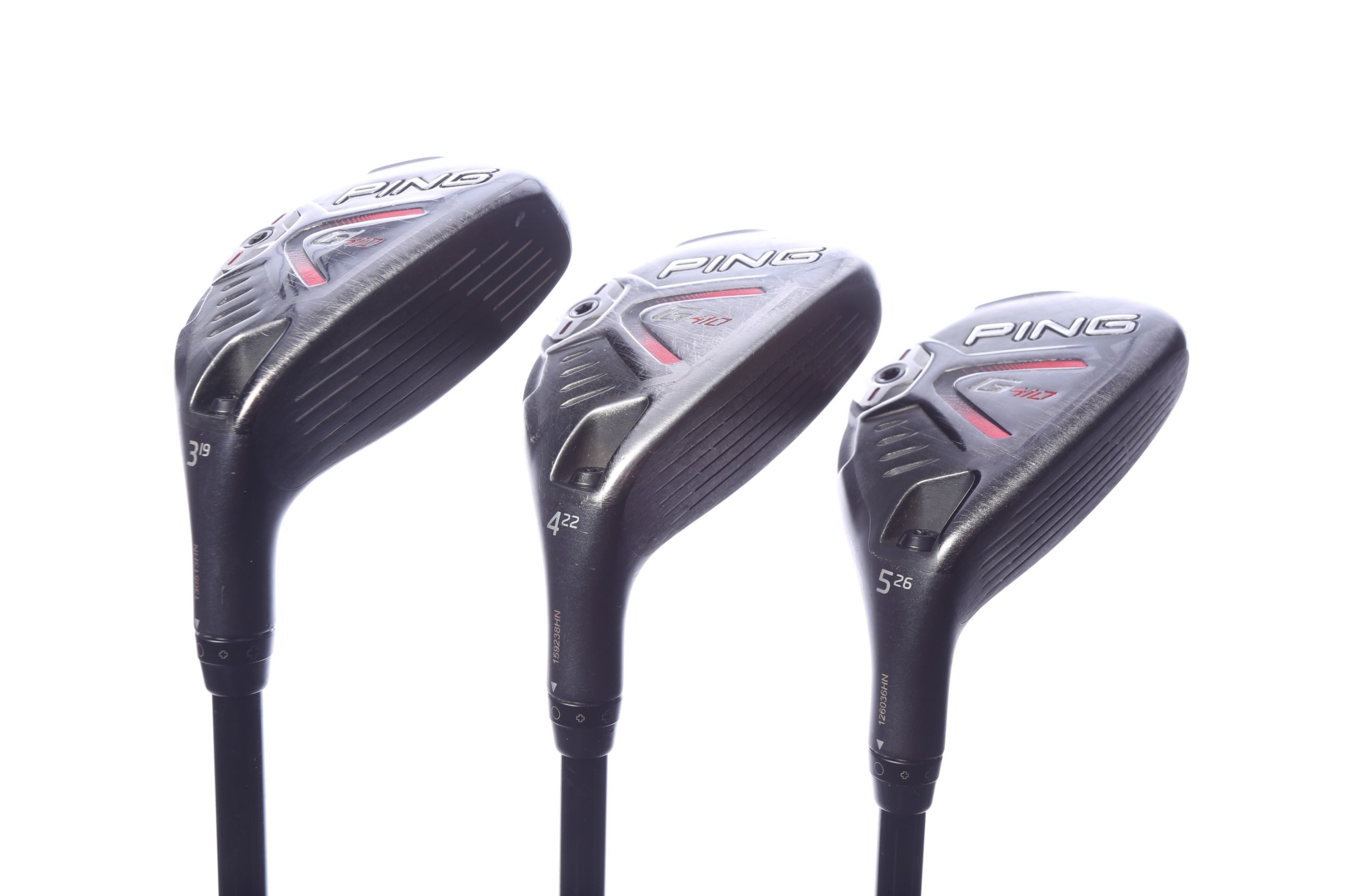 Used Ping G410 Hybrid Set - Right-Handed - 3H, 4H, 5H - Seniors Flex