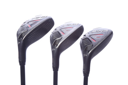 Used Ping G410 Hybrid Set - Right-Handed - 3H, 4H, 5H - Seniors Flex