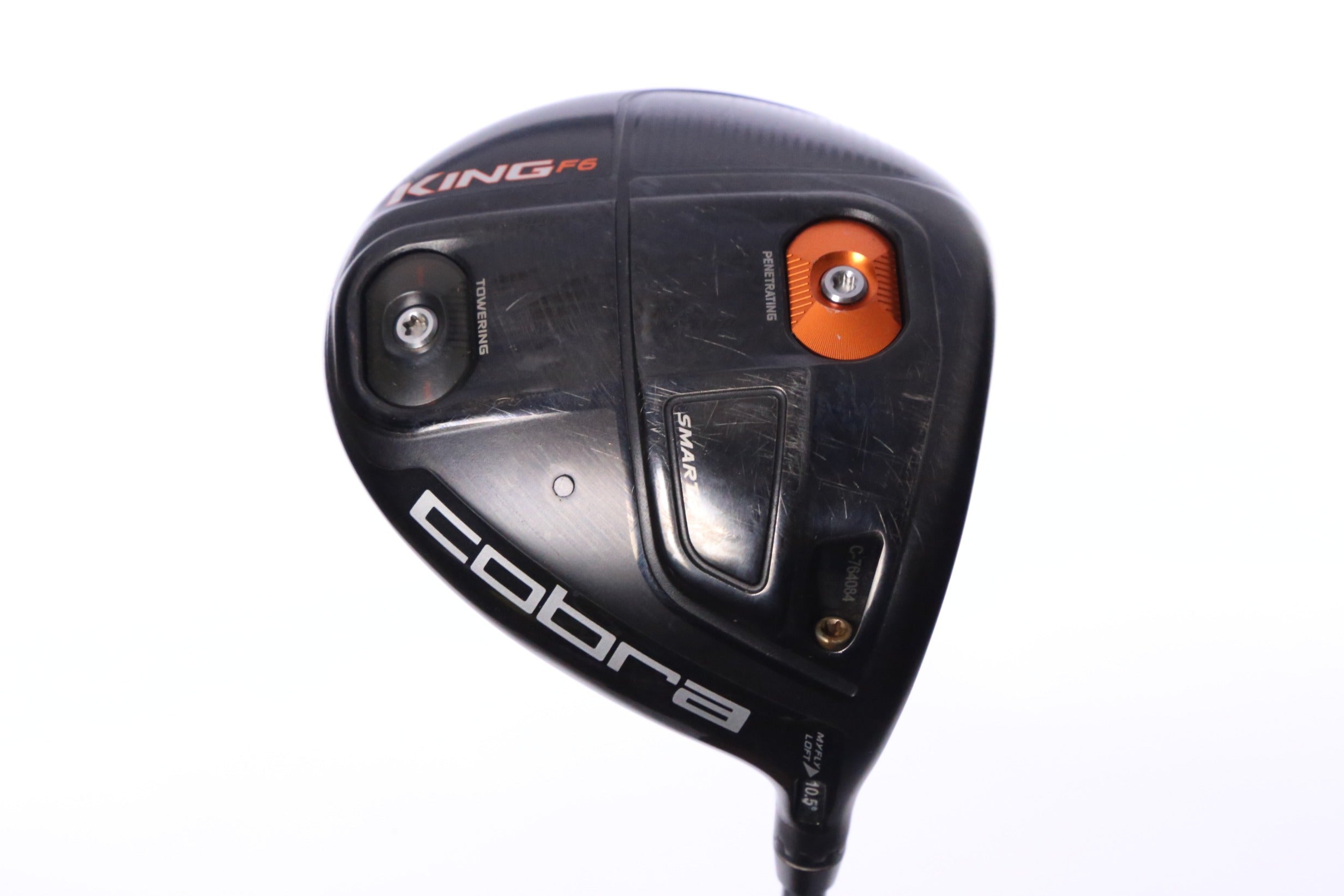 Used Cobra King F6 Driver - 10.5 Degrees - Regular Flex Matrix Ozik Red Tie Q4 - Right-Handed