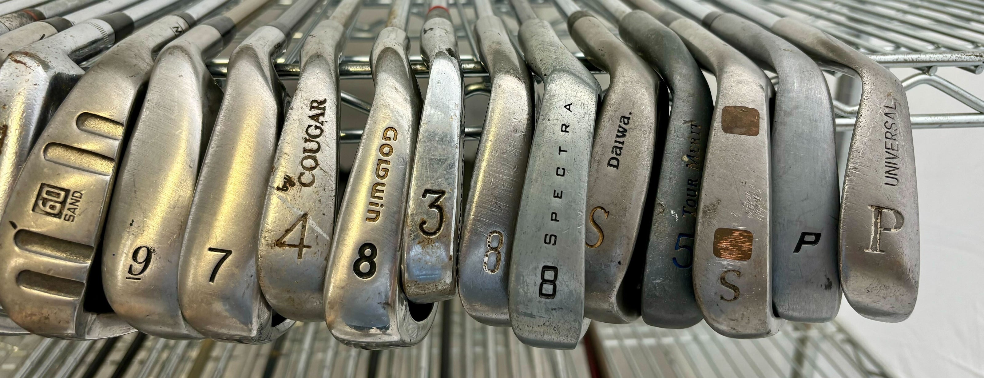 Wholesale Lot of 50 Golf Clubs - Assorted Irons and Wedges-Next Round