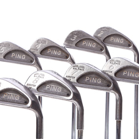 Used Ping Karsten II Iron Set - Right-Handed - 2-9 - Regular Flex- Black Dot-Next Round
