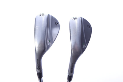 Used TaylorMade Milled Grind 4 Raw Wedge Set - Left-Handed - 56*, 60* - Wedge Flex