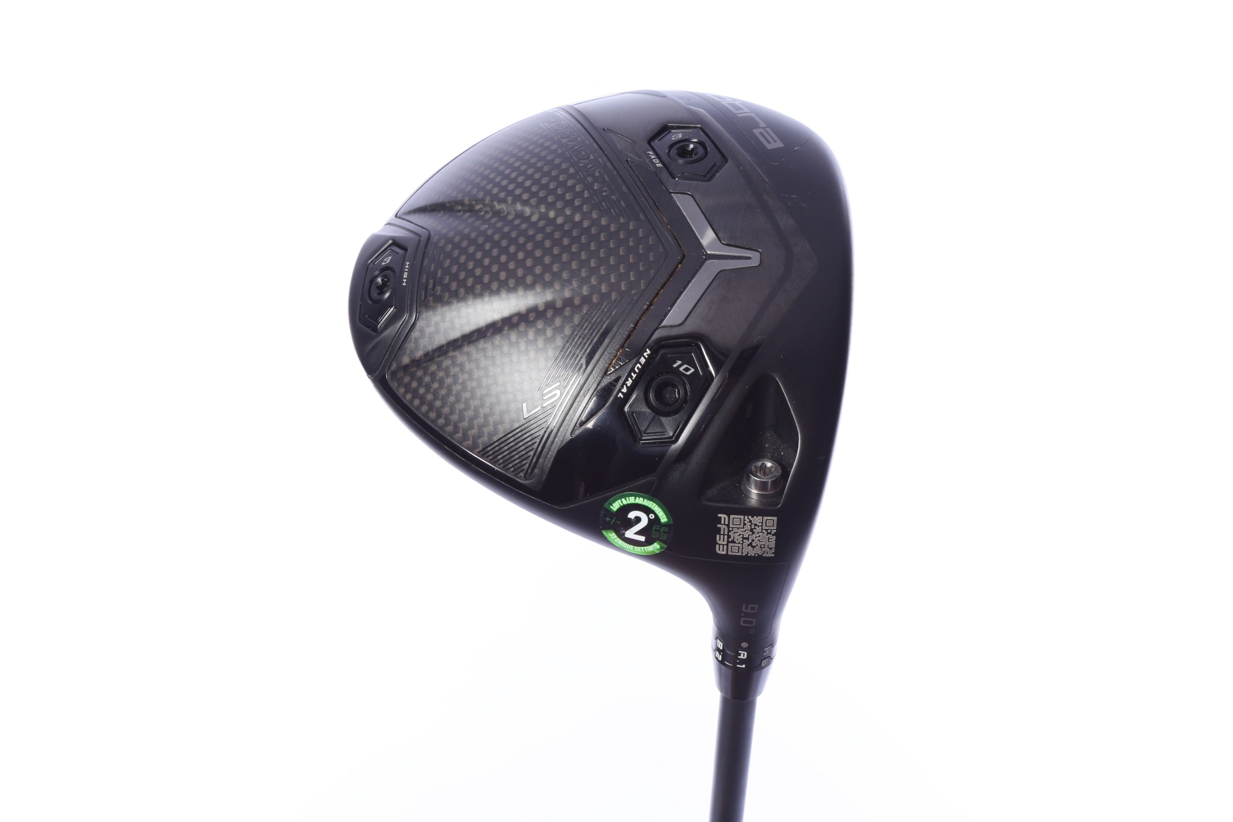 Used Cobra DS-ADAPT LS Driver - 9 Degrees - Stiff Flex Project X HZRDUS Black - Right-Handed