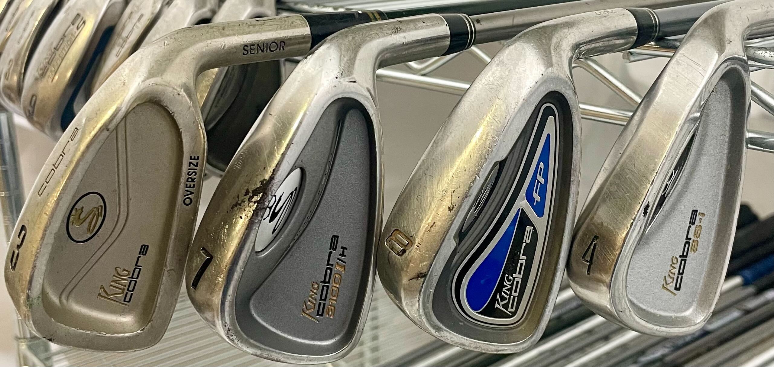 Wholesale Lot of 50 Golf Clubs - Assorted King Cobra Single Irons-Next Round