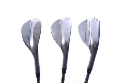 Used Titleist Vokey SM9 Tour Chrome Wedge Set - Right-Handed - 52*, 56*, 60* - Stiff Flex-Next Round