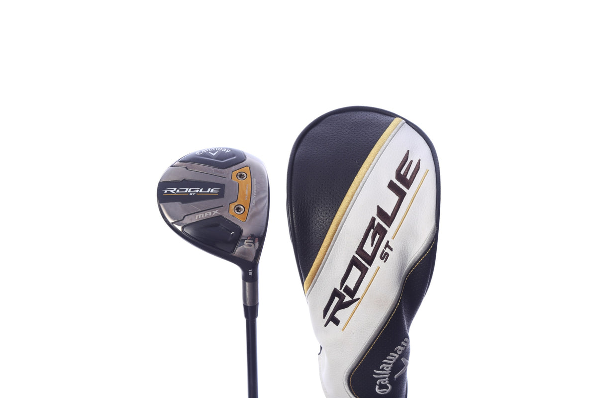 Used Callaway Rogue ST MAX 5-Wood - Right-Handed - 18 Degrees - Stiff Flex