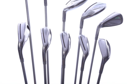 Used TaylorMade Kalea Grey Green Complete Set - Left-Handed - Dr, 3W, 4H, 5H, 6-PW, SW - Ladies Flex