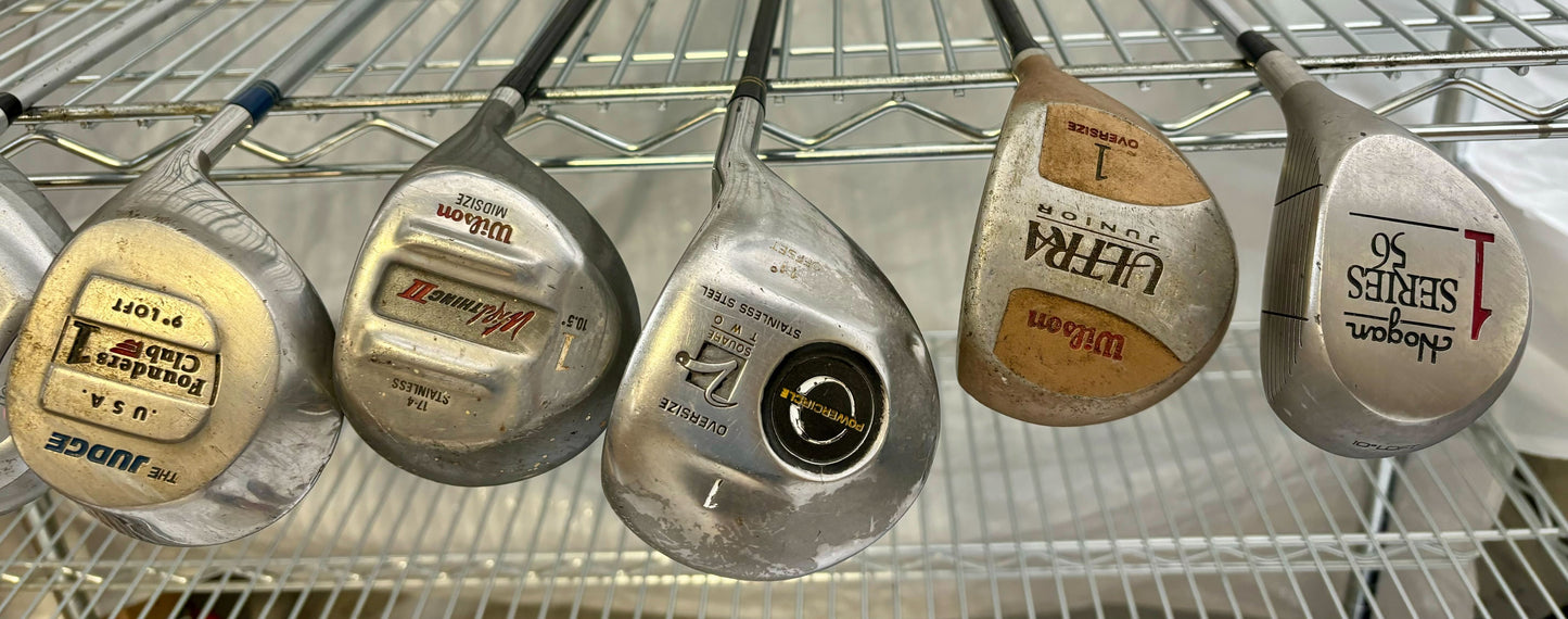 Wholesale Lot of 20 Golf Clubs - Assorted Drivers-Next Round