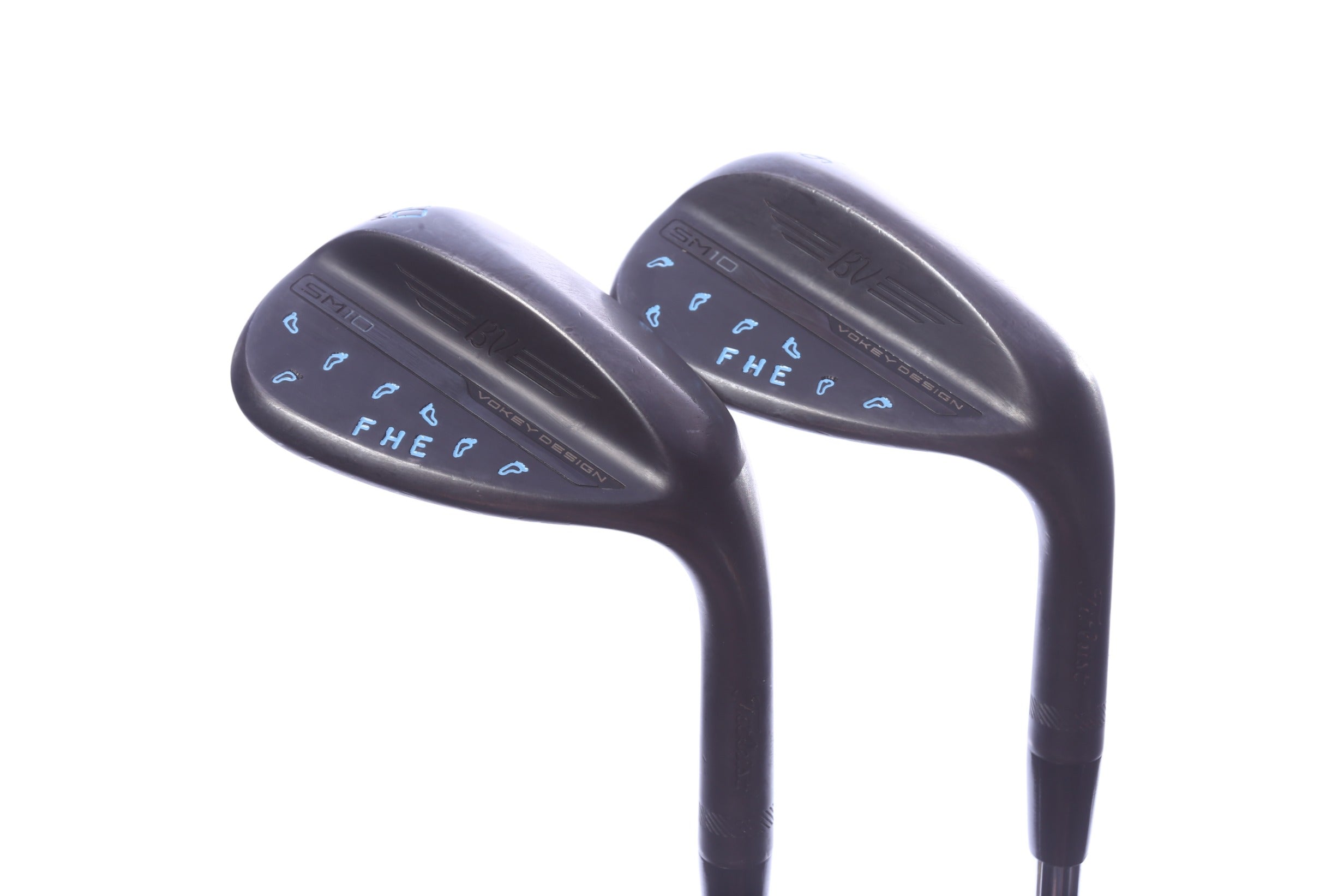 Used Titleist Vokey SM10 Jet Black Wedge Set - Right-Handed - 56*, 60* - Wedge Flex