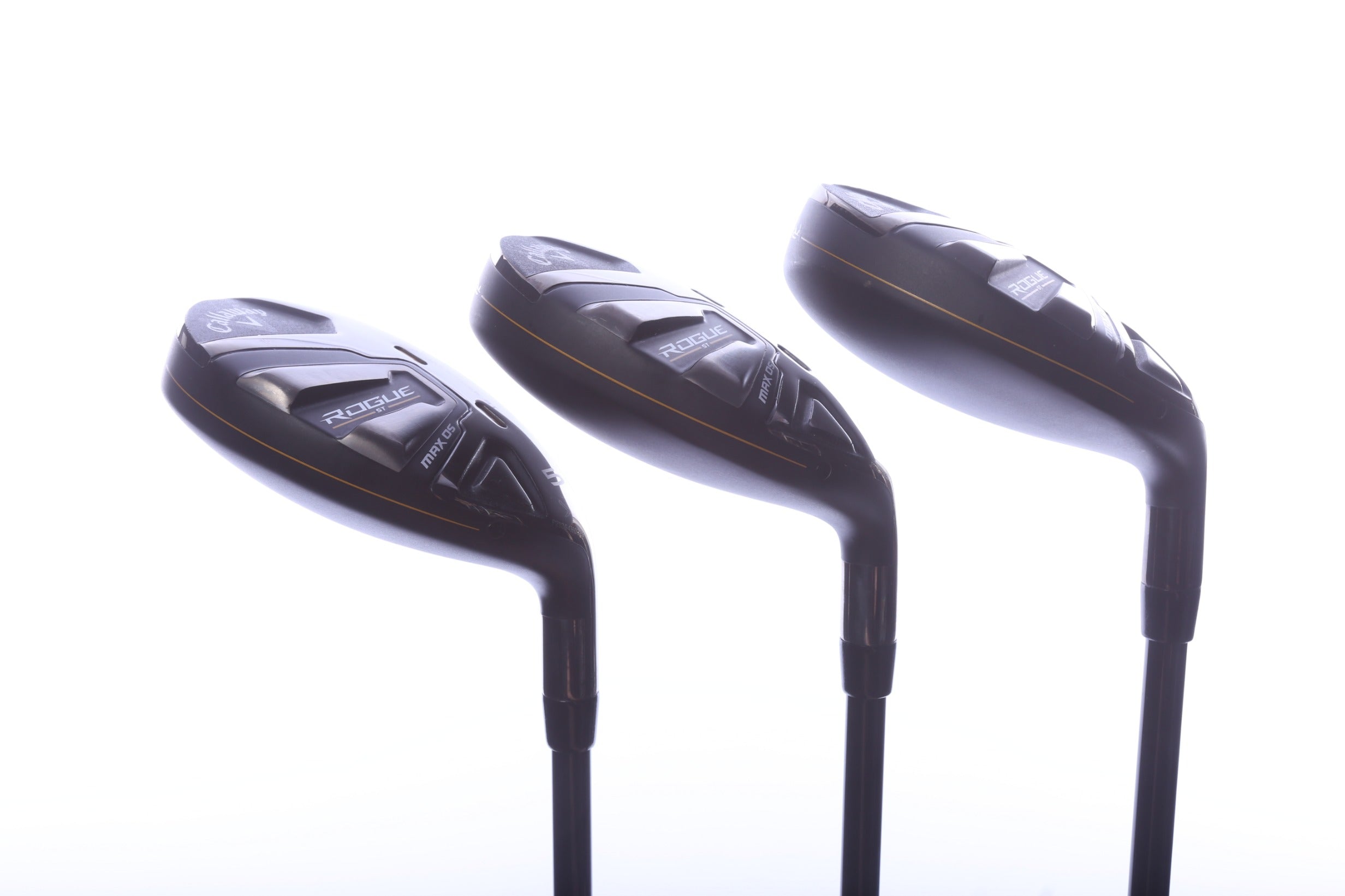 Used Callaway Rogue ST MAX OS Hybrid Set - Right-Handed - 3H, 4H, 5H - Regular Flex