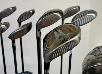 Wholesale Lot of 24 Adams Hybrids and Fairway Woods.-Next Round