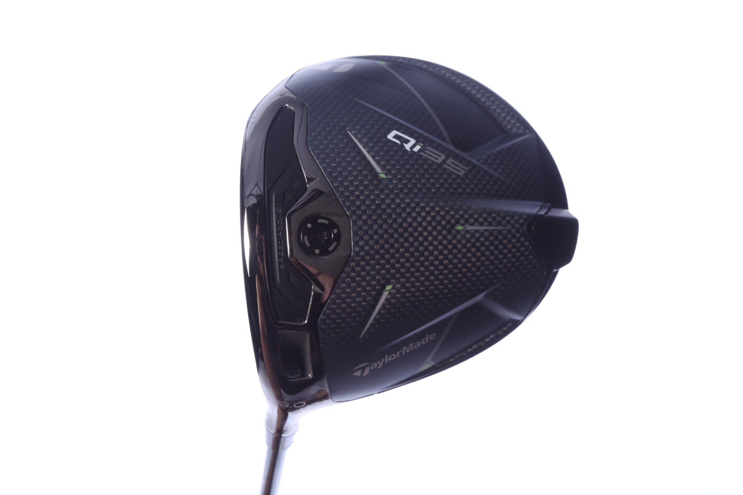 Used TaylorMade Qi35 Driver - 9 Degrees - Stiff Flex Project X HZRDUS SMOKE Red RDX - Left-Handed