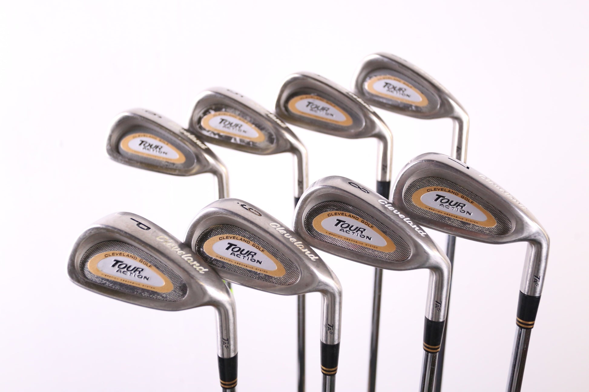 Used Cleveland TA5 Gunmetal Iron Set - Right-Handed - 3-PW - Regular Flex-Next Round