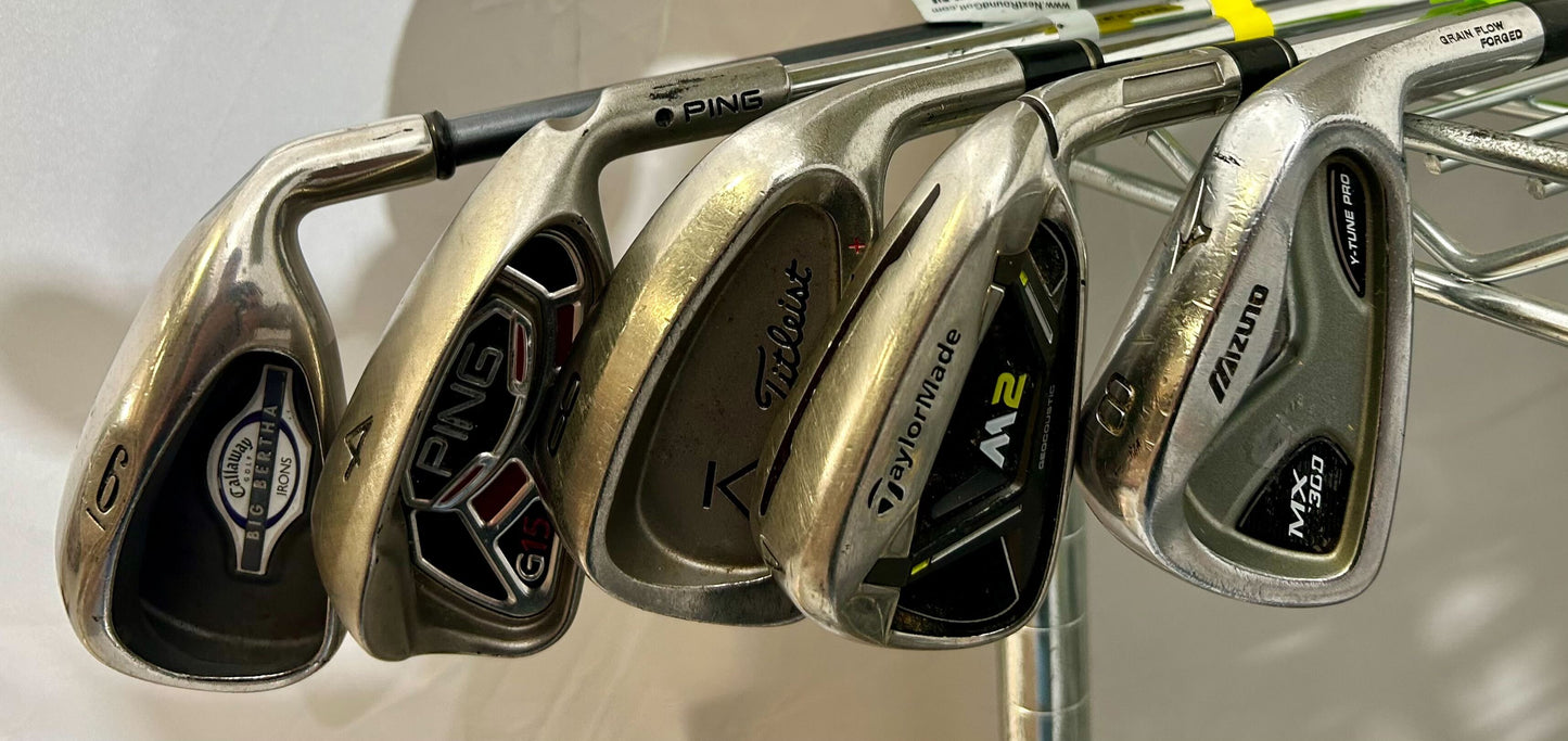 Wholesale Lot of 50 Golf Clubs - Assorted Single Irons-Next Round