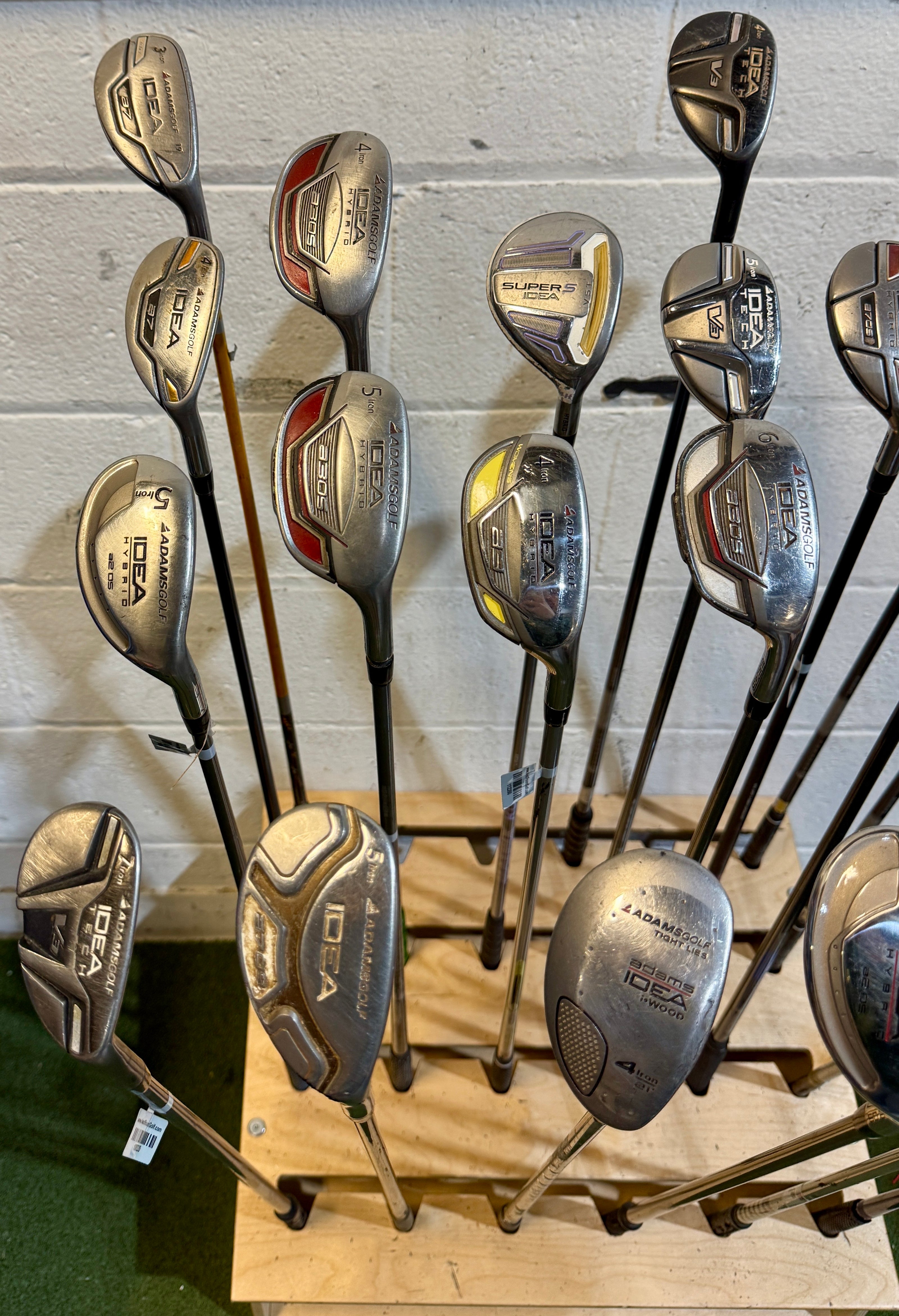 Wholesale Lot of 45 Golf Clubs - Adams Hybrids-Next Round