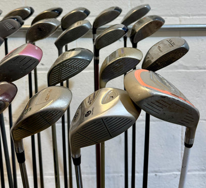 Wholesale Lot of 35 Golf Clubs - Assorted Fairway Woods