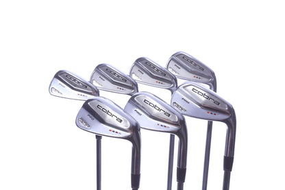 Used Cobra AMP Cell Pro Iron Set - Right-Handed - 4-PW - Stiff Flex
