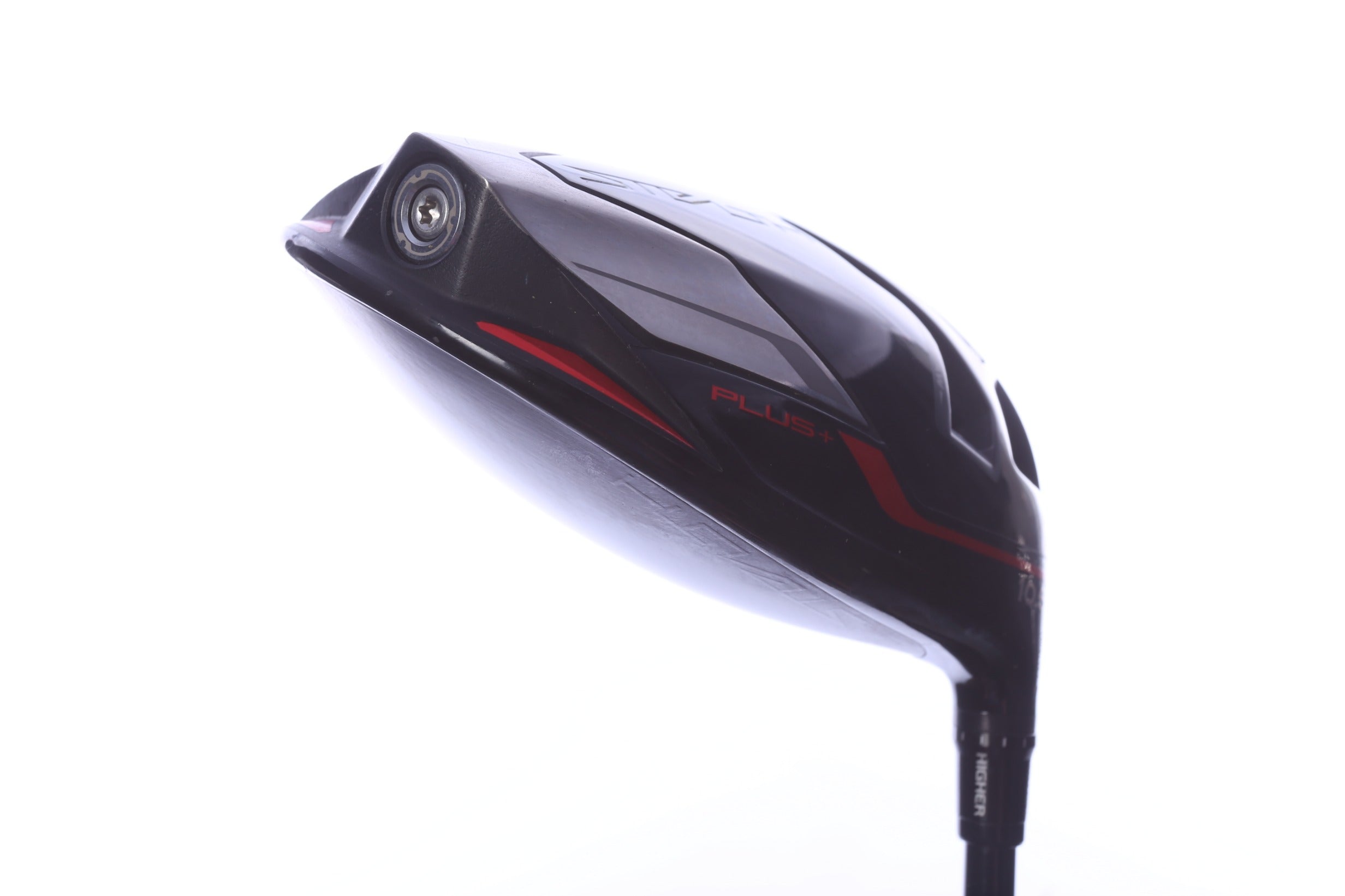 Used TaylorMade STEALTH PLUS Driver - 10.5 Degrees - Stiff Flex Project X HZRDUS SMOKE Red RDX - Right-Handed