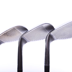 Used Cleveland RTX 6 ZipCore Black Satin Wedge Set - Right-Handed - 50*, 54*, 58* - Regular Flex-Next Round