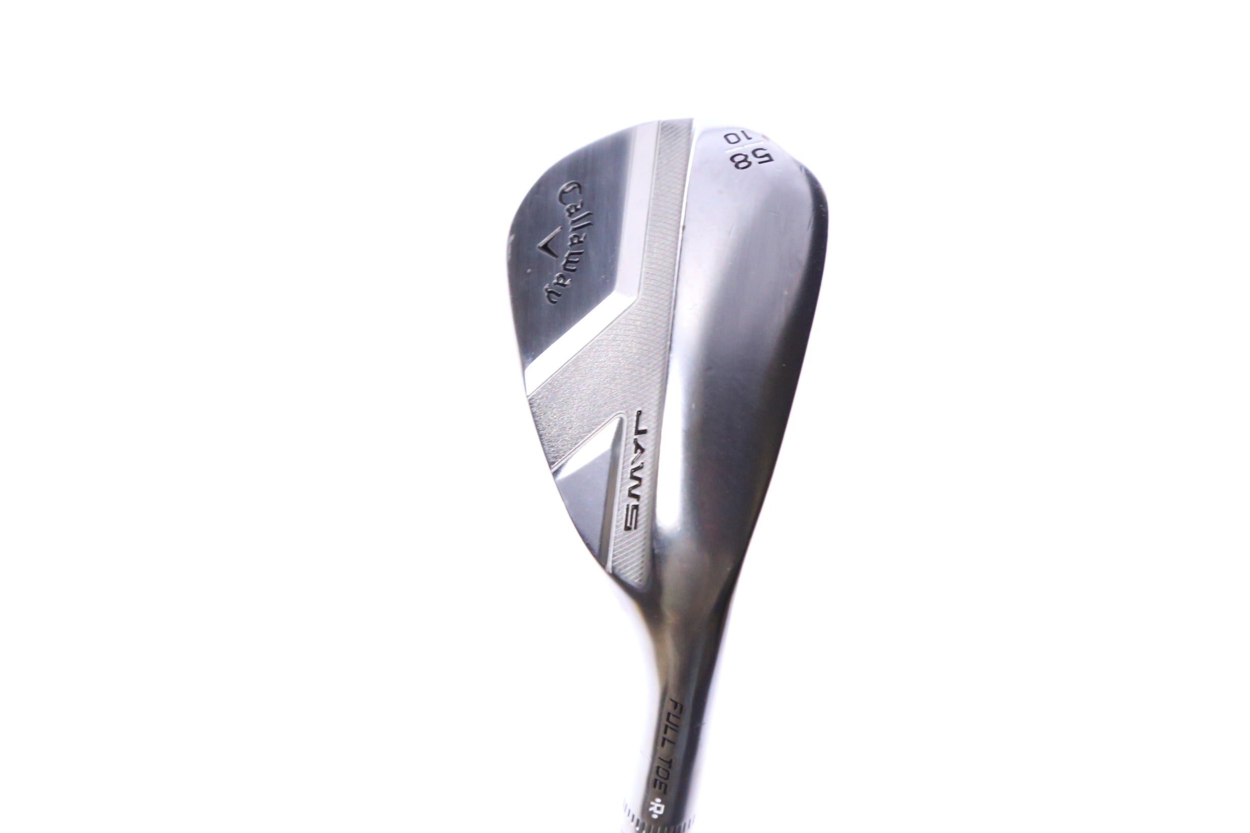 Used Callaway Jaws Full Toe Raw Face Chrome Lob Wedge - Right-Handed - 58 Degrees - Wedge Flex-Next Round